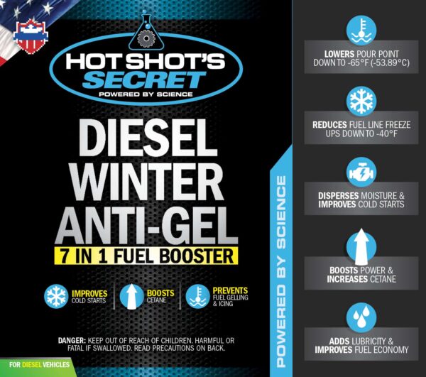 Hot Shot's Secret Diesel Winter Anti-Gel 16oz - Garofalo Enterprises
